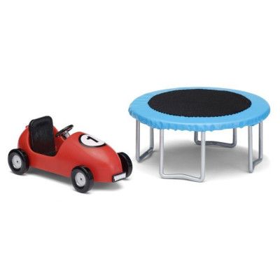 Lundby - Studsmatta + lådbil