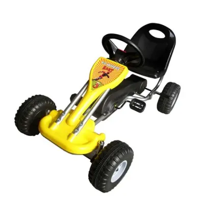 VidaXl Trampbil Big Wheel Gul