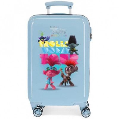 Dreamworks - Resväska - Trolls Junior 61 Liter Abs Blå