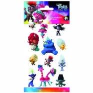 Tatueringar Trolls 12 st på 1 ark