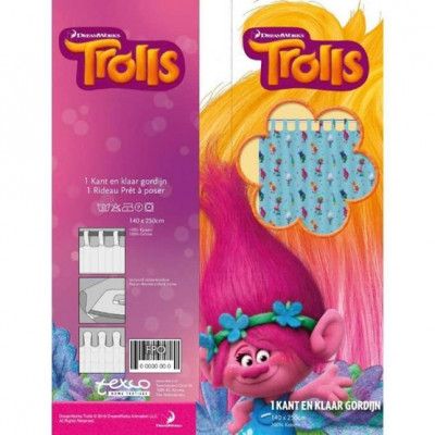 Trolls - Trolls Gardin 140 X 250 Cm