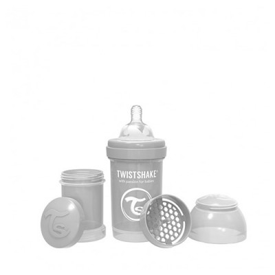 Twistshake Anti-Colic flaska 180 ml, grå
