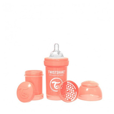 Twistshake Anti-Colic flaska 180 ml, peach pastell