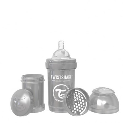 Twistshake Anti-Colic flaska 180 ml, pearl grå