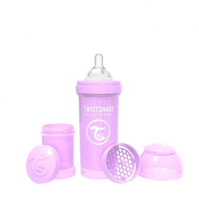 Twistshake Anti-Colic flaska 260 ml, lila pastell