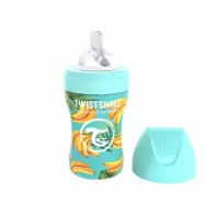 Twistshake Anti-Colic rostfri flaska 260 ml, banana