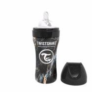 Twistshake Anti-Colic Stål 330ml (Marble Black)