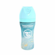 Twistshake Anti-Colic Stål 330ml (Marble Blue)
