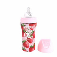 Twistshake Anti-Colic Stål 330ml (Strawberry)