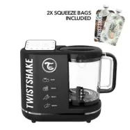 Twistshake barnmatsberedare 6-i-1, svart