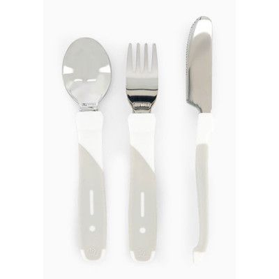 Twistshake bestickset rostfritt, vit