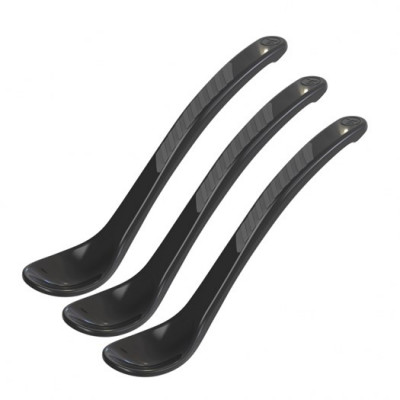 Twistshake matningssked böjd 4m+ svart, 3-pack