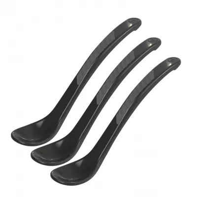 Twistshake matningssked böjd 4m+ svart, 3-pack