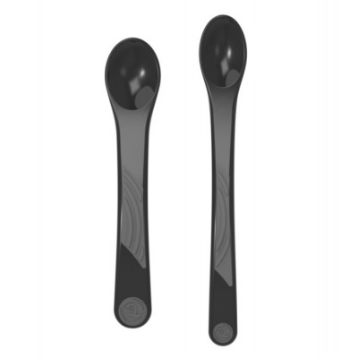 Twistshake Matsked 2-pack (Svart)