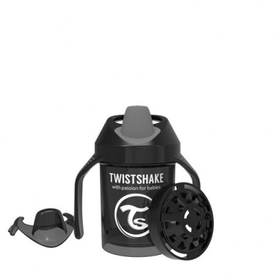 Twistshake pipmugg 230 ml, svart