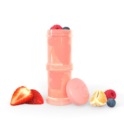 Twistshake Pulverbehållare (Pastell Peach)