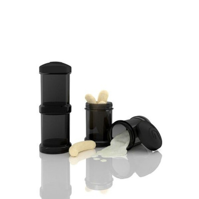 Twistshake Pulverbehållare (Svart)