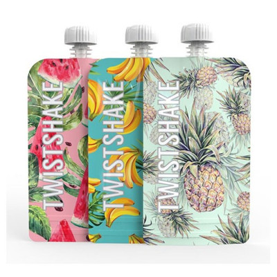 Twistshake squeeze bags 220 ml fruit, 3-pack