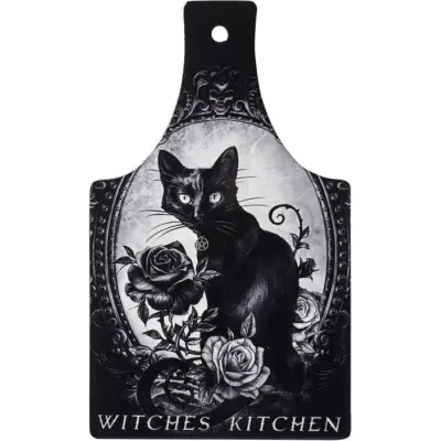 Alchemy England - Gothic Underlägg - Cat's Kitchen skärbräda och underlägg - för  svart/vit