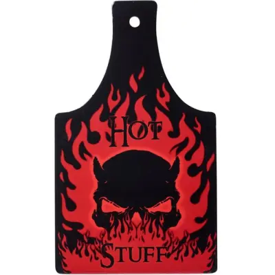 Alchemy England - Gothic Underlägg - Hot Stuff skärbräda och underlägg - för  svart/röd