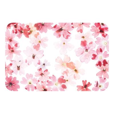 Bordstablett Blommor Röda - 1-pack