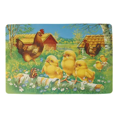 Bordstablett Kycklingar
