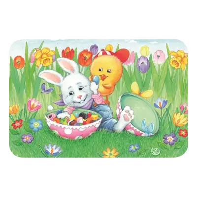 Bordstablett Påskhare & Kyckling - 1-pack