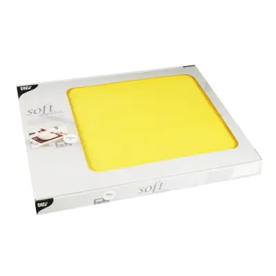Bordstablett Tygliknande Gul