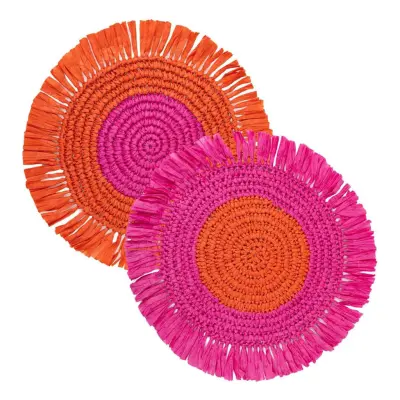Bordstabletter Raffia Diwali - 2-pack
