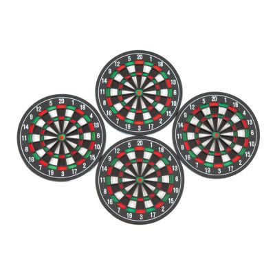 Dartboard Drinkunderlägg - 4-pack