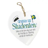 Dekorationshjärta Student