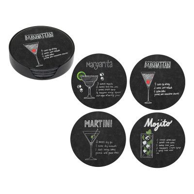 Drinkunderlägg Drinkar - 4-pack