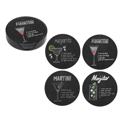 Drinkunderlägg Drinkar - 4-pack