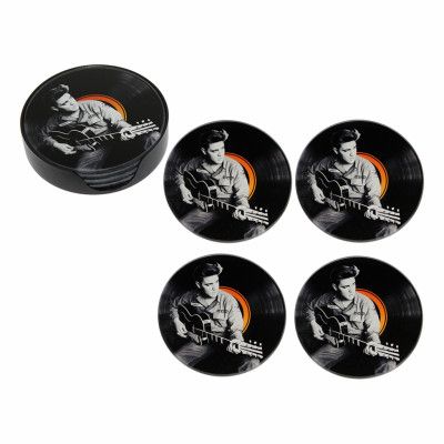 Drinkunderlägg Elvis Presley - 4-pack