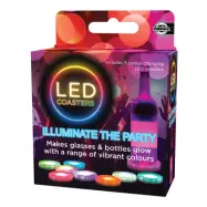 Drinkunderlägg LED - 5-pack