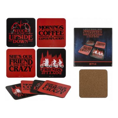 Drinkunderlägg Stranger Things - 4-pack