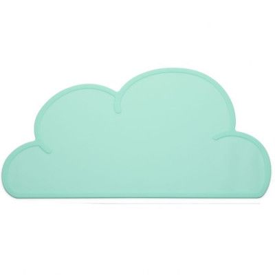 KG Design Underlägg Moln i Silikon (Aqua)