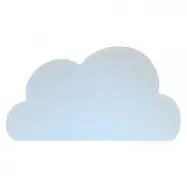 KG Design, Underlägg Moln i Silikon Blå