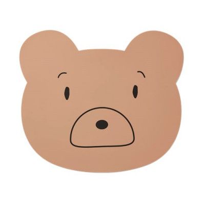 Liewood underlägg silikon Aura, Mr Bear tuscany rose