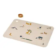 Liewood underlägg silikon Jude, all together/sandy