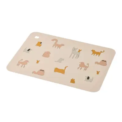 Liewood underlägg silikon Jude, cats and dogs