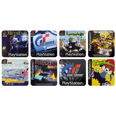Playstation Spel Drinkunderlägg 8-pack