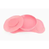 Twistshake tallrik&click underlägg, rosa