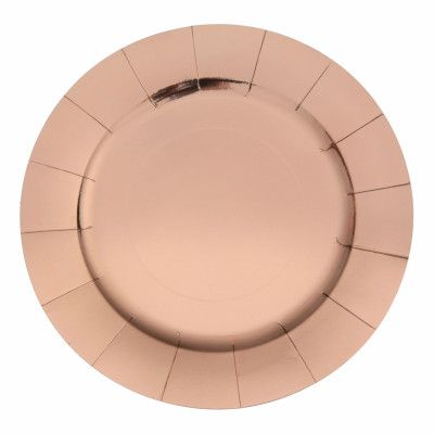 Underläggstallrik Roséguld - 10-pack