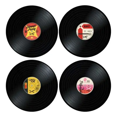 Vinyl Bordstablett - 4-pack