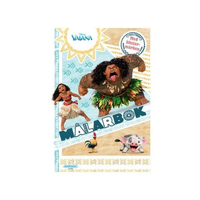 Egmont Kärnan Disney Vaiana, Målarbok + klistermärken