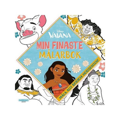Egmont Kärnan Disney Vaiana, Min finaste målarbok