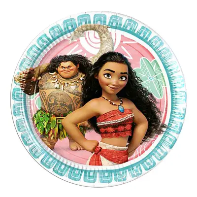 Papperstallrikar Disney Vaiana - 8-pack