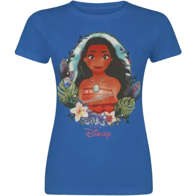 Vaiana - Anime T-shirt - Vaiana Island Girl - S XL - för Dam - kungsblå
