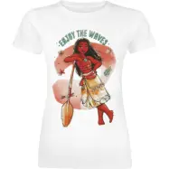 Vaiana - Anime T-shirt - Vaiana Watercolour - S XXL - för Dam - vit